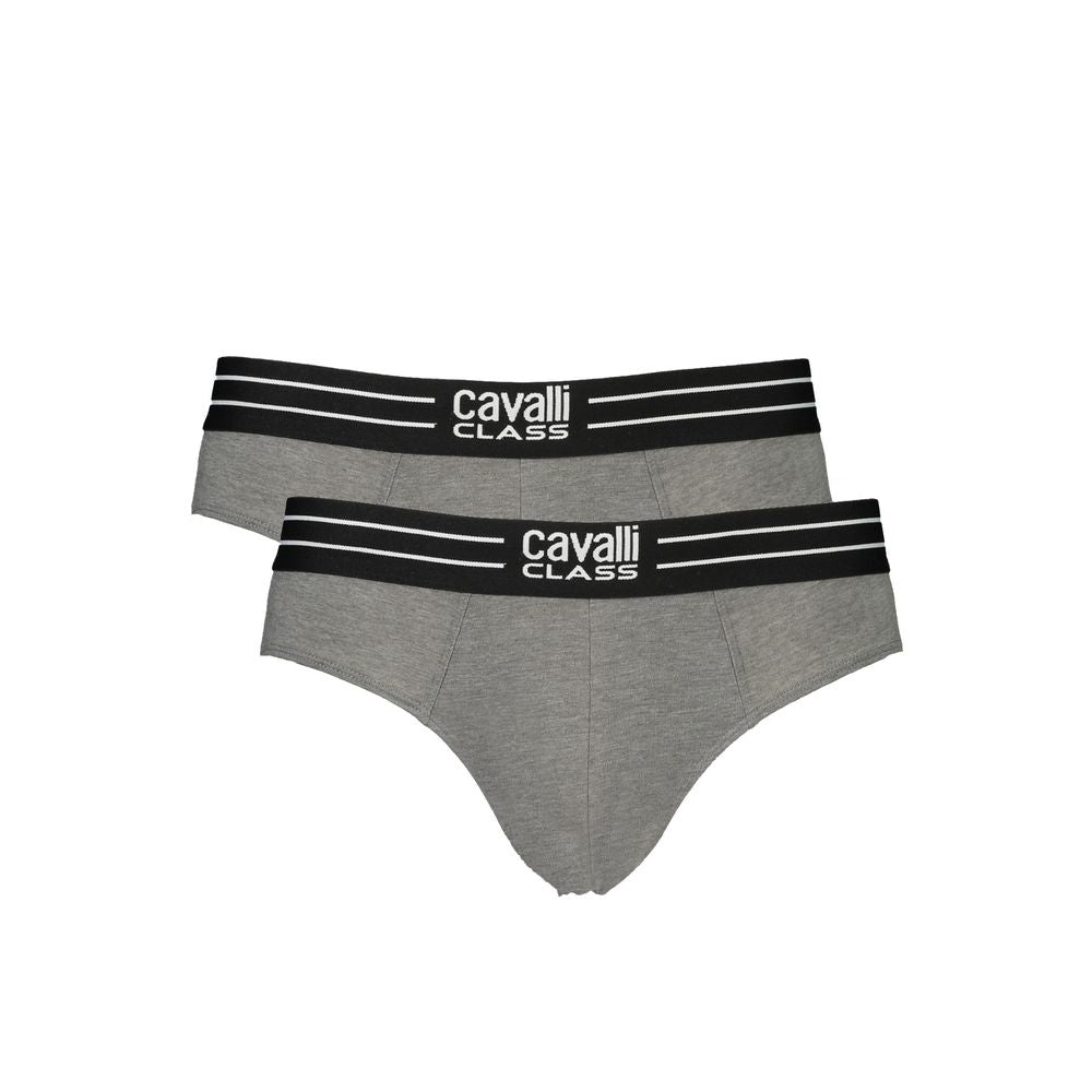 Cavalli Class Grigio Cotton Men's Underwear | Regal Royce