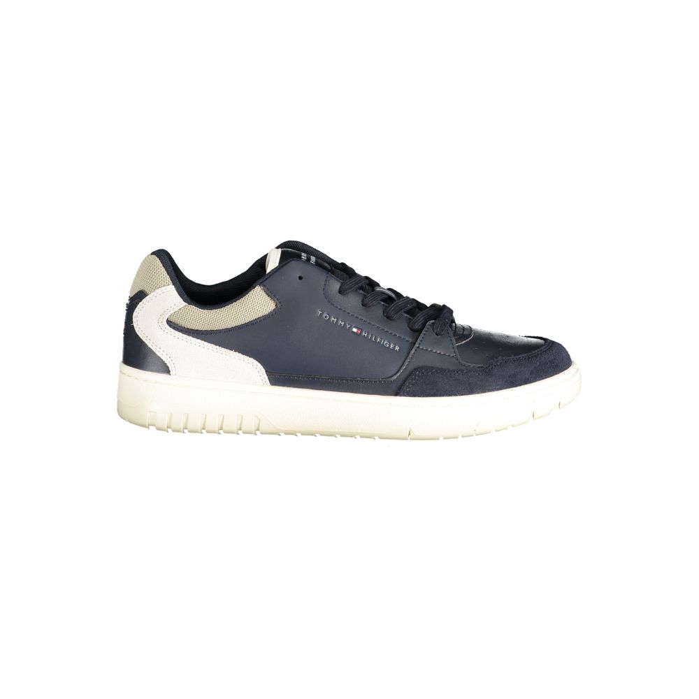 Tommy Hilfiger Blue Polyurethane Men Sneaker | Regal Royce