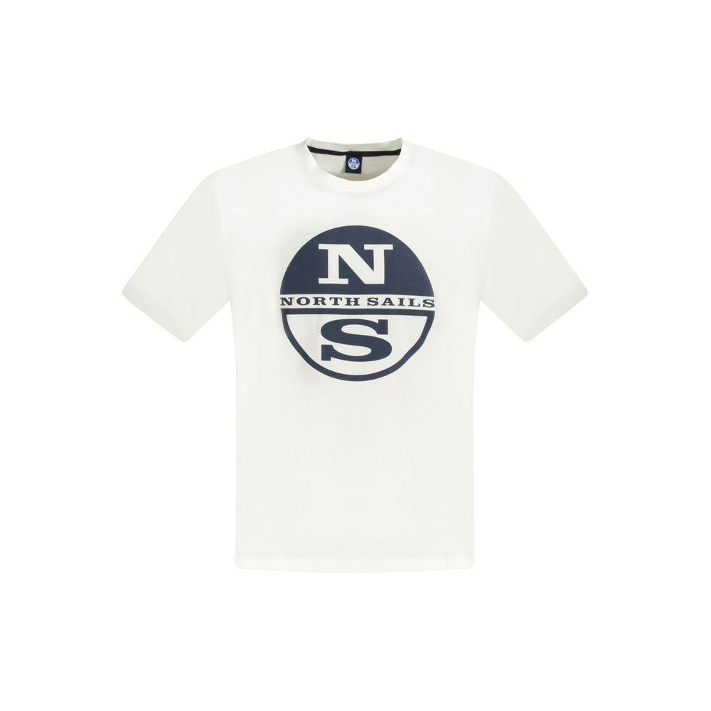 North Sails White Cotton Men's T-Shirt | Regal Royce