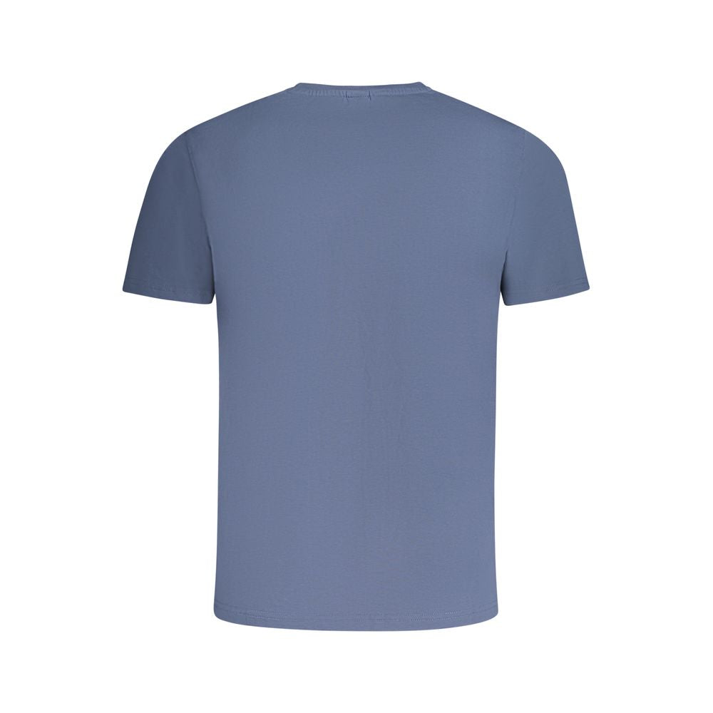 North Sails Blue Cotton Men T-Shirt | Regal Royce