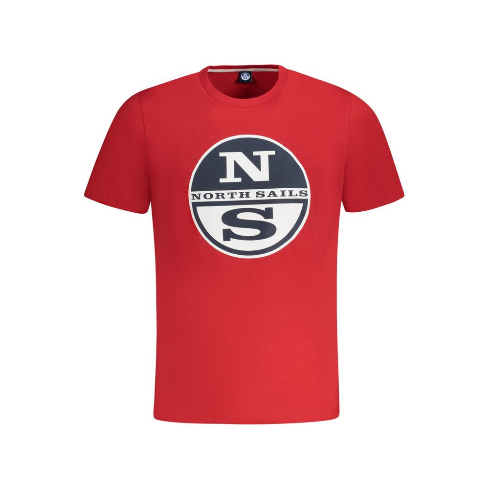 North Sails Rosso Cotton Men T-Shirt | Regal Royce