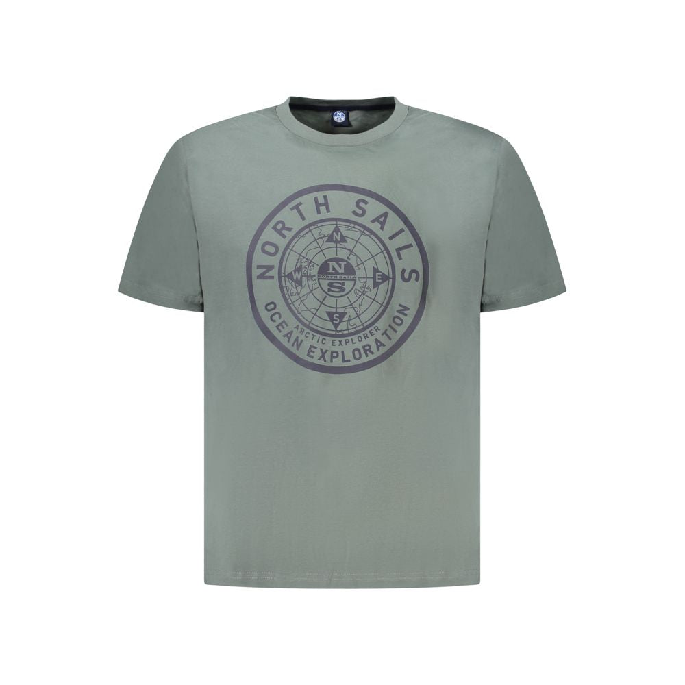 North Sails Verde Cotton Men T-Shirt | Regal Royce
