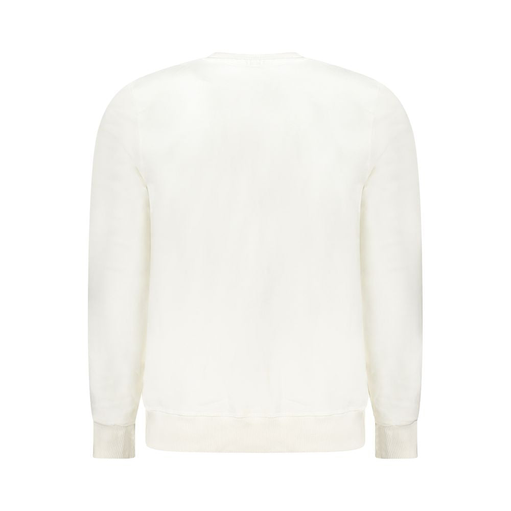North Sails White Cotton Men Sweatshirt | Regal Royce