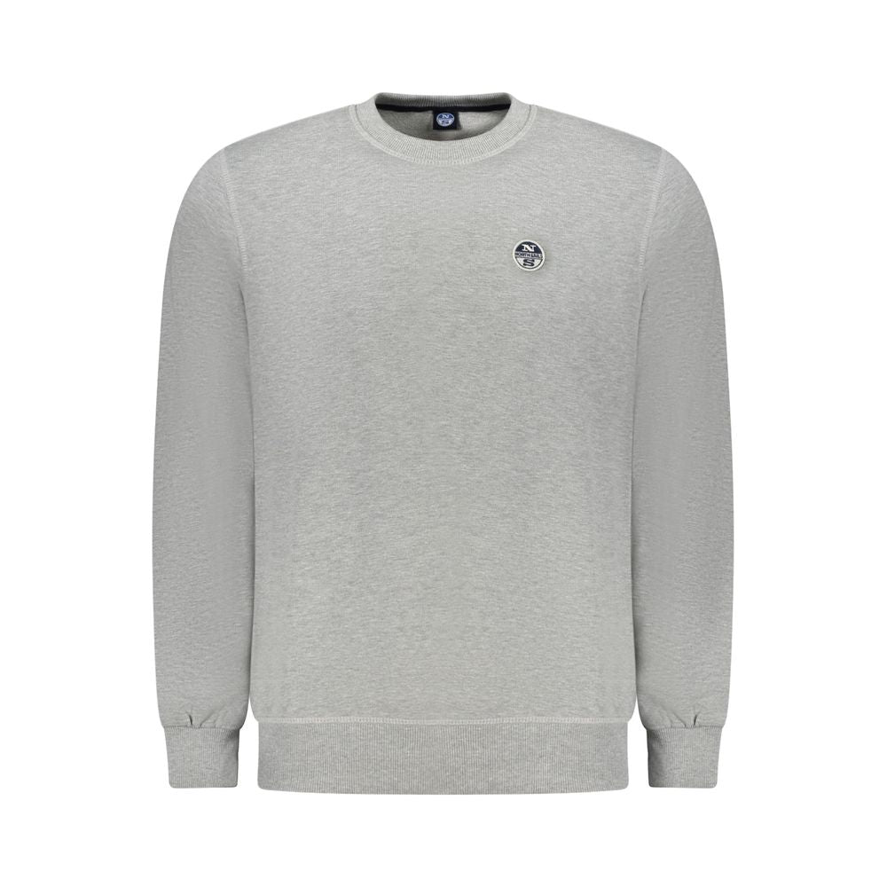 North Sails Grigio Cotton Men Sweatshirt | Regal Royce