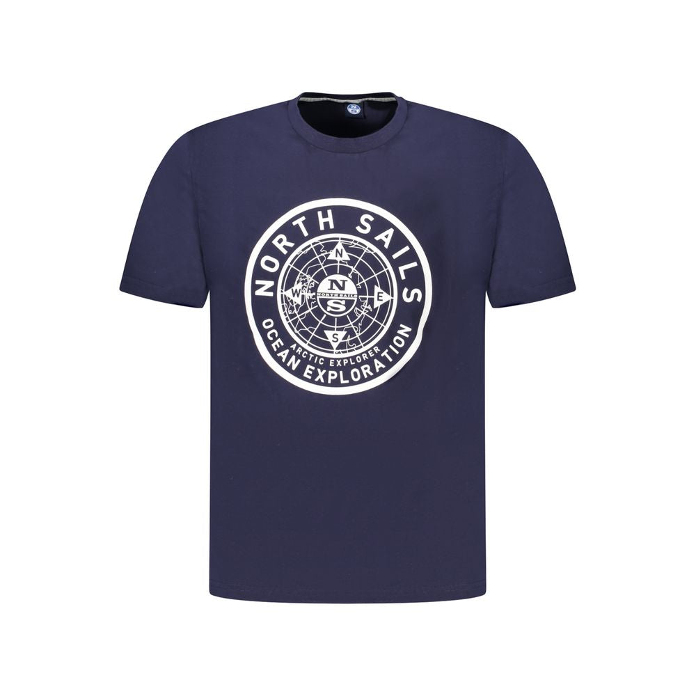 North Sails Blue Cotton Men's T-Shirt | Regal Royce