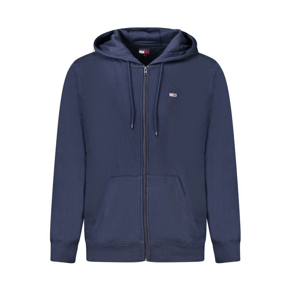 Tommy Hilfiger Blue Cotton Men's Hooded Sweatshirt | Regal Royce