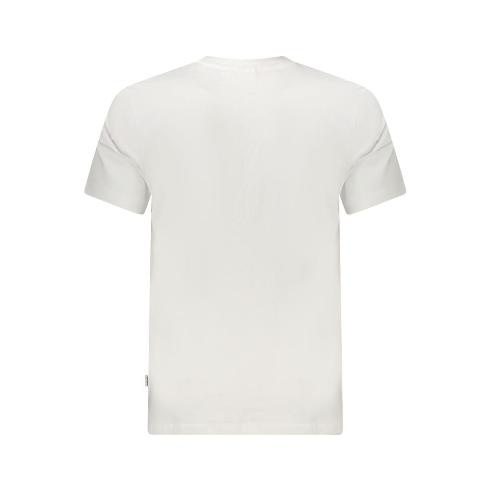 Pepe Jeans White Cotton Men's T-Shirt | Regal Royce