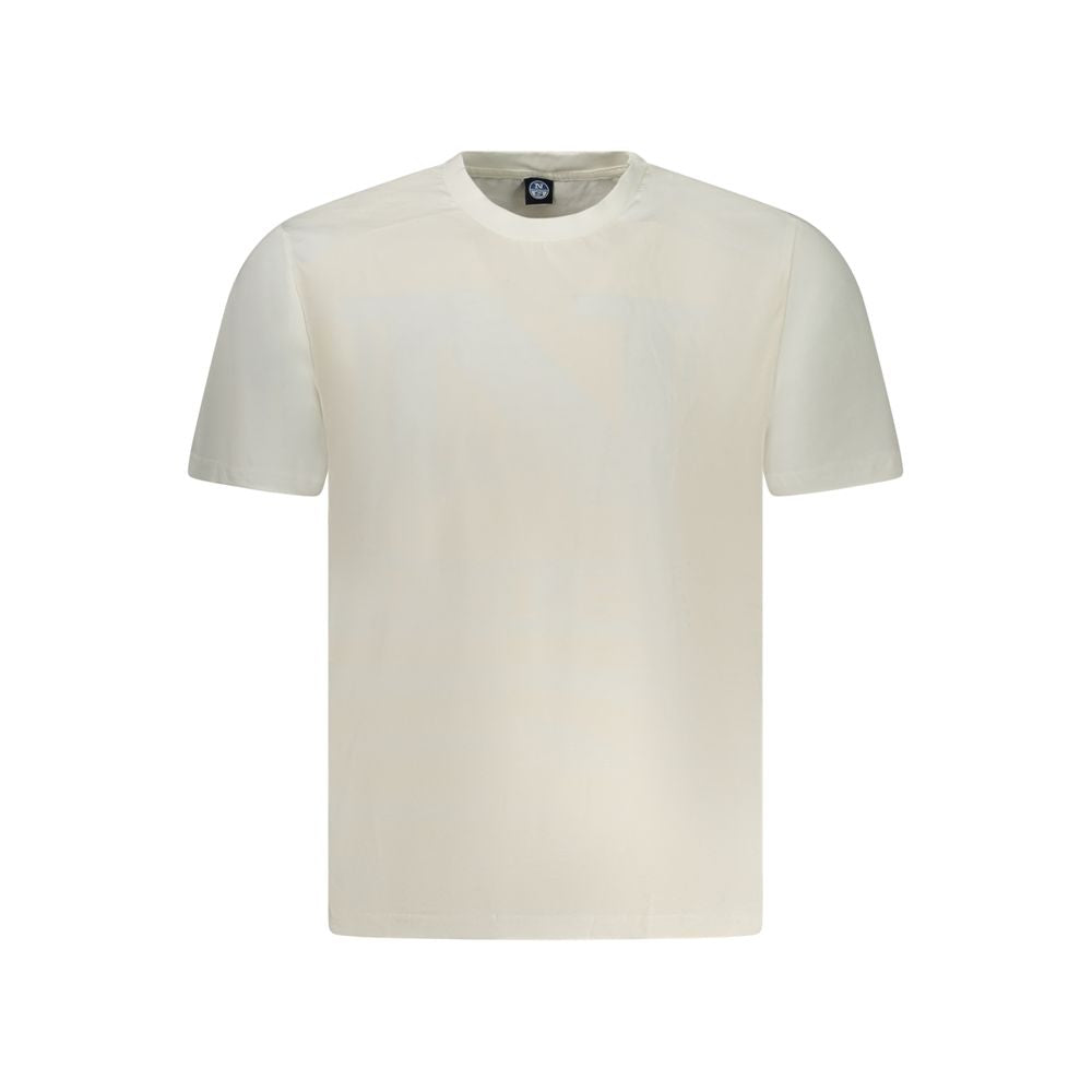 North Sails Bianco Cotton Men T-Shirt | Regal Royce
