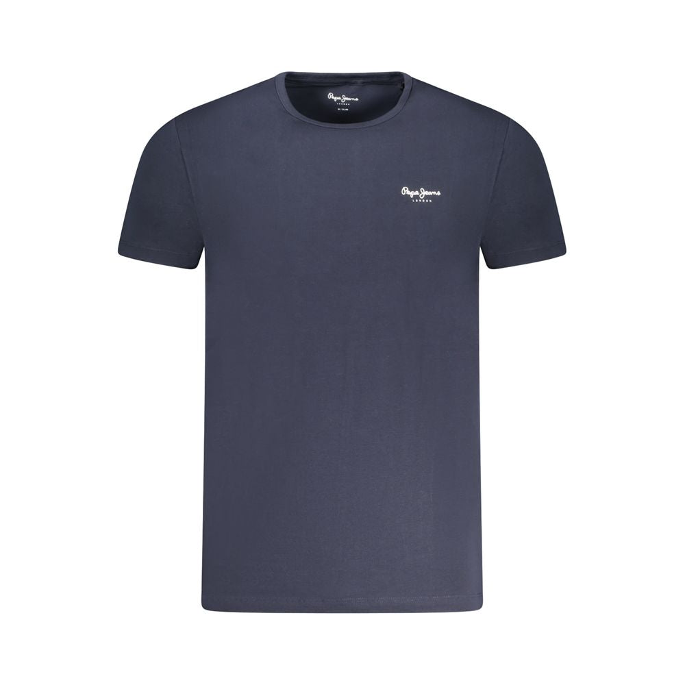 Pepe Jeans Blu Cotton Men T-Shirt | Regal Royce