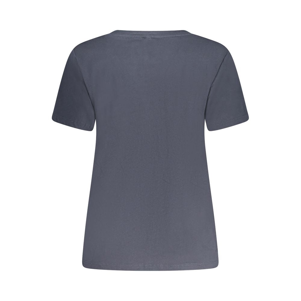 Pepe Jeans Blue Sustainable Cotton Women T-Shirt | Regal Royce