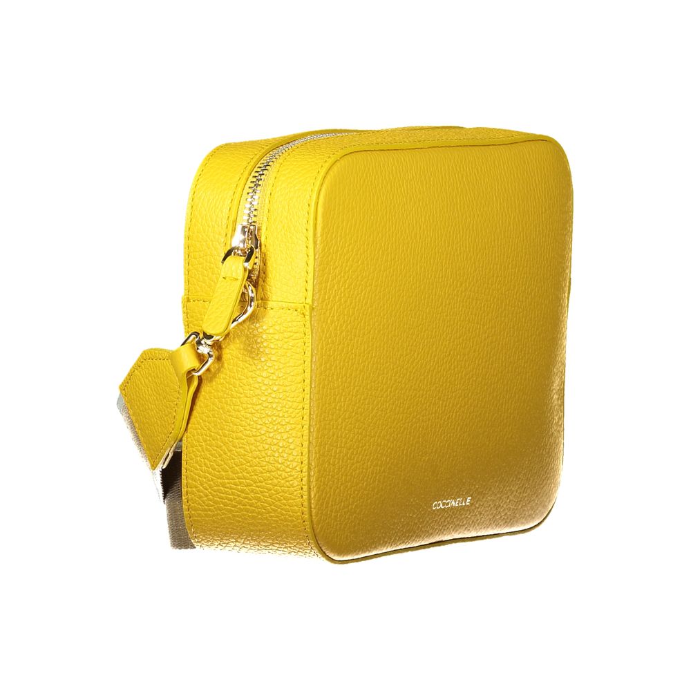 Coccinelle Yellow Leather Handbag
