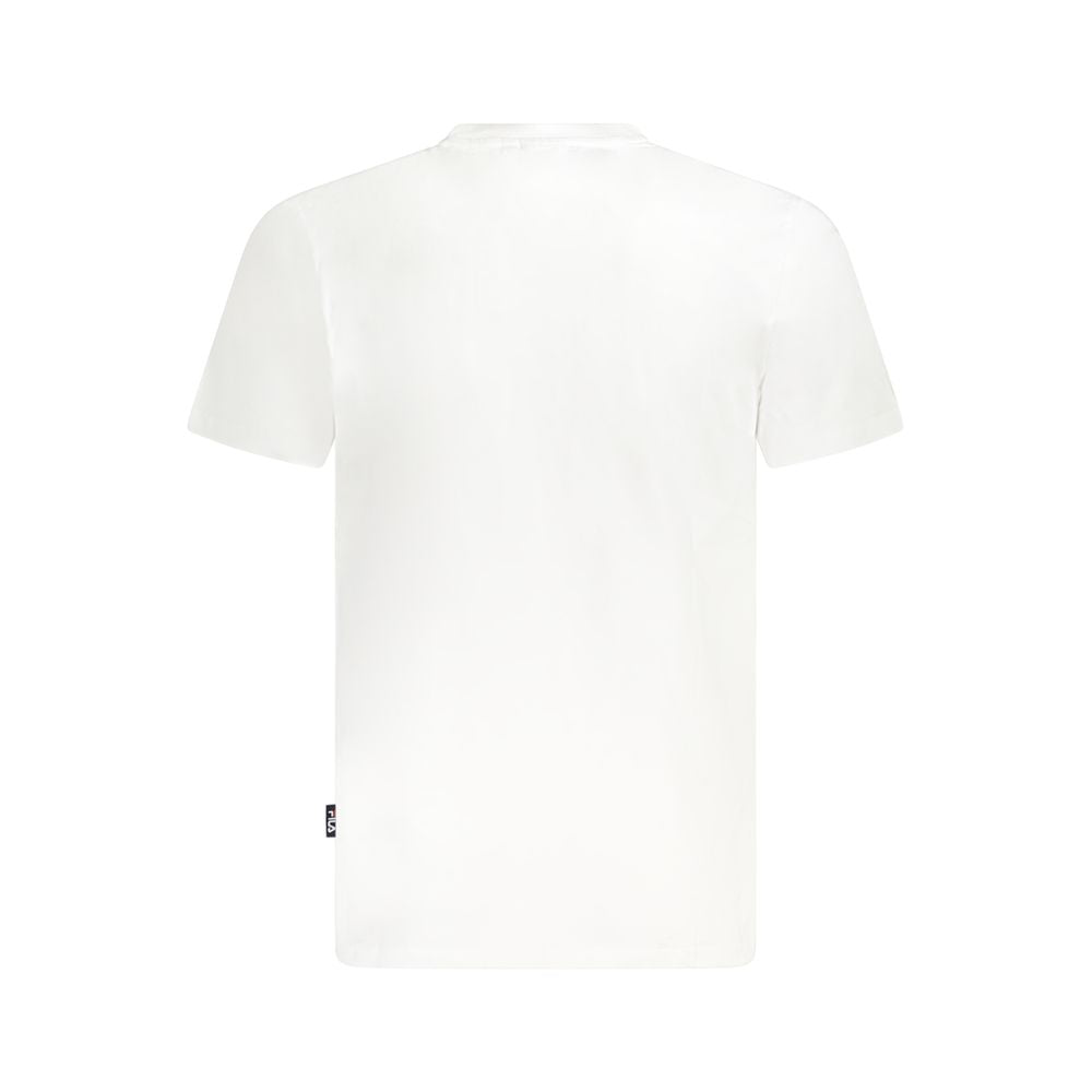 Fila White Cotton Unisex T-Shirt | Regal Royce