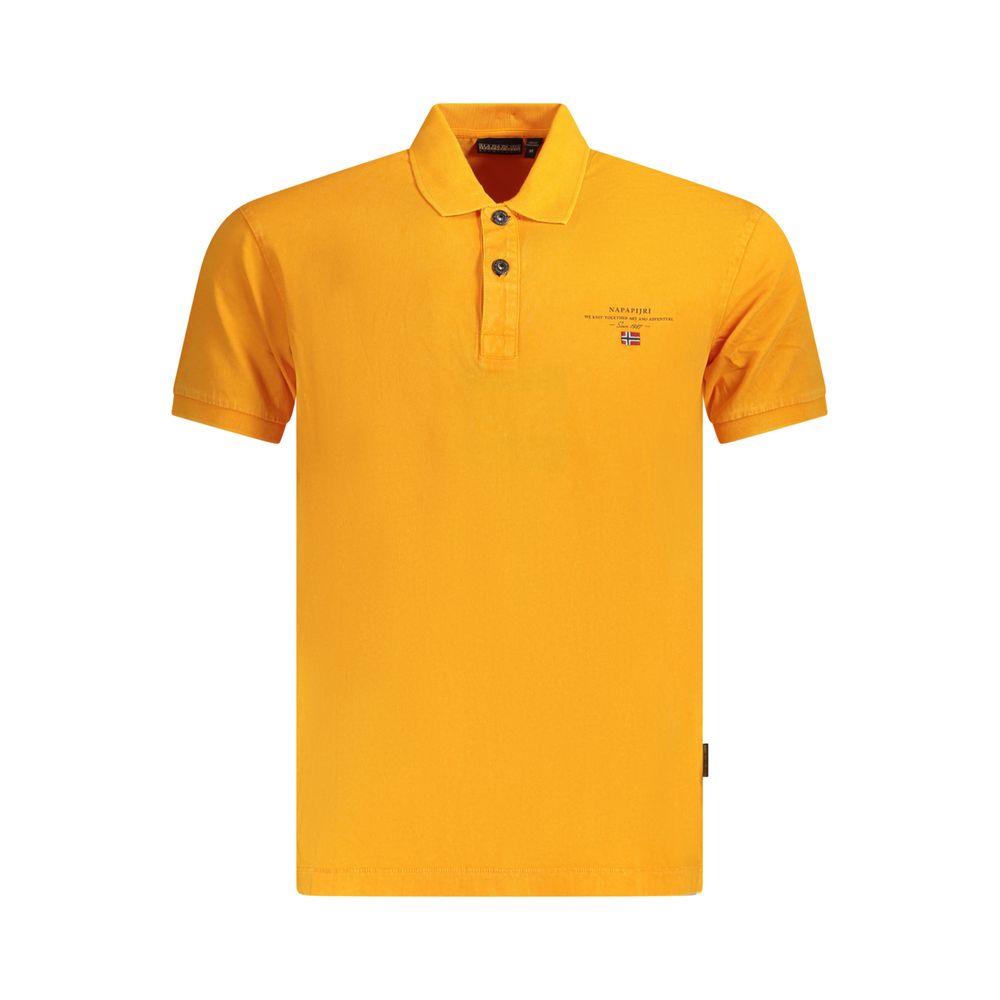 Napapijri Arancione Cotton Men's Polo | Regal Royce