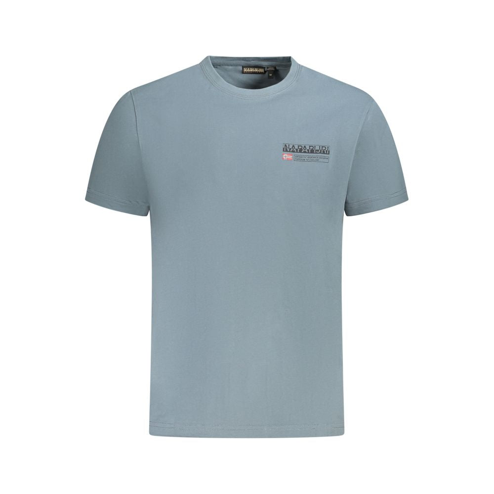 Napapijri Grigio Organic Cotton Men T-Shirt | Regal Royce