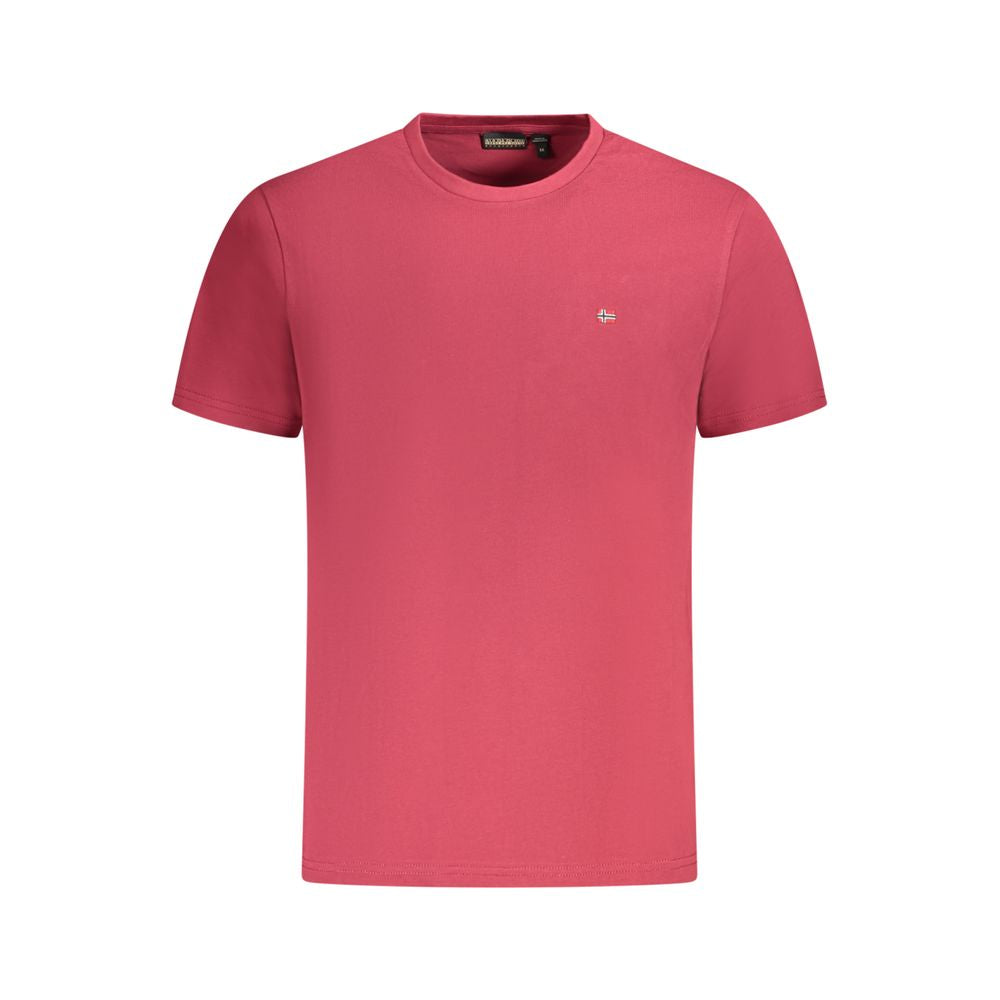 Napapijri Rosso Cotton Men's T-Shirt | Regal Royce