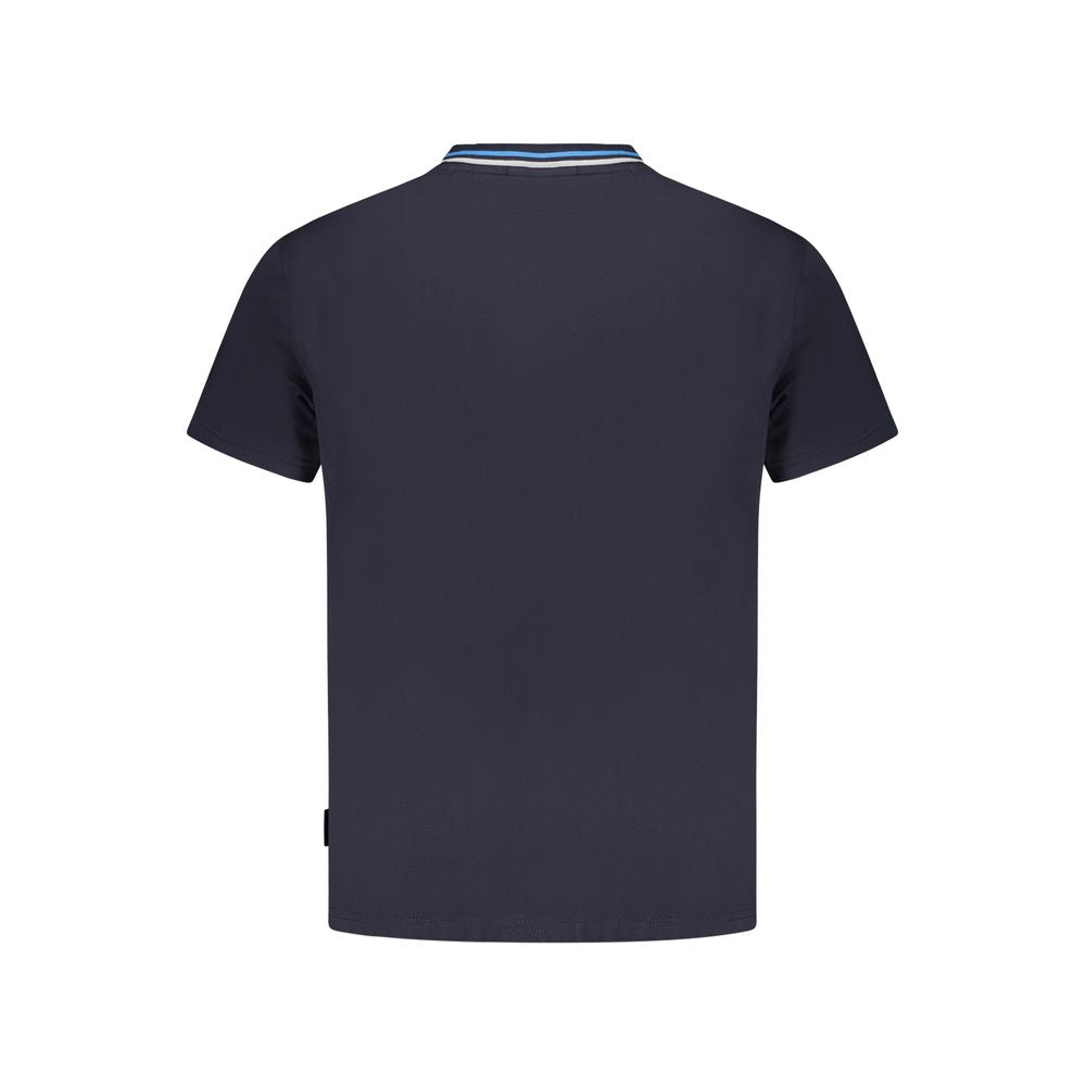 Napapijri Blue Organic Cotton Men's T-Shirt | Regal Royce