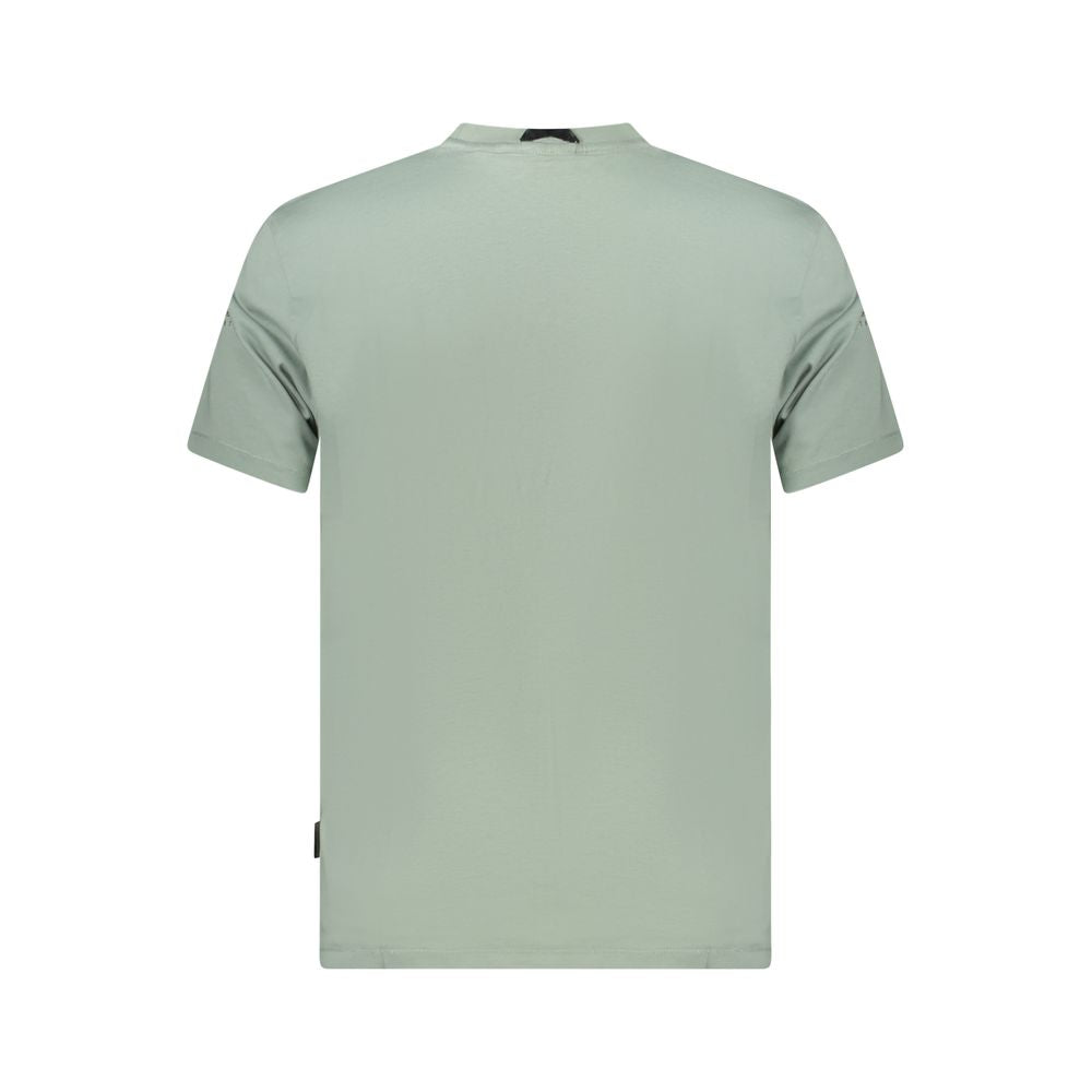 Napapijri Green Cotton Men T-Shirt | Regal Royce