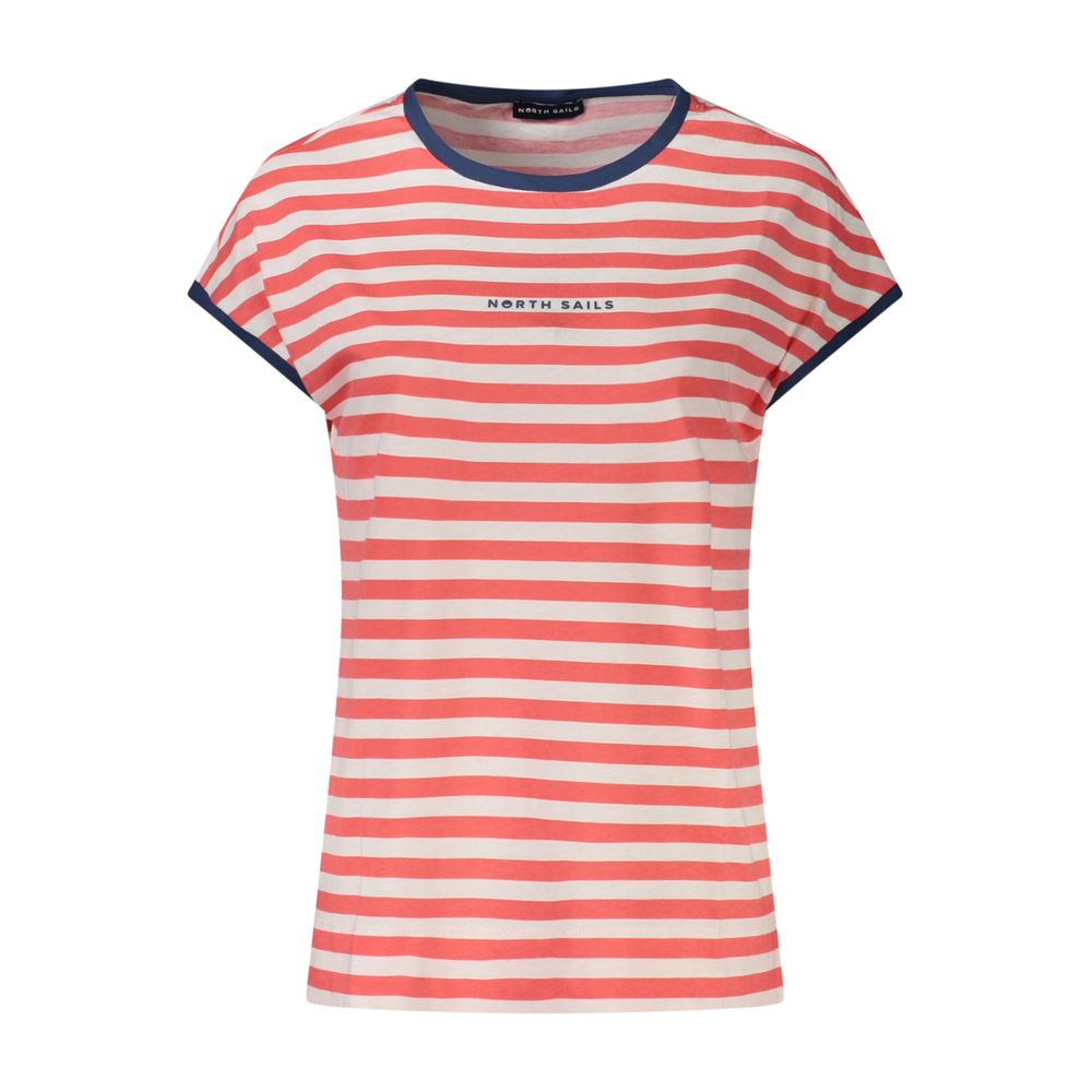 North Sails Rosso Cotton Women T-Shirt | Regal Royce