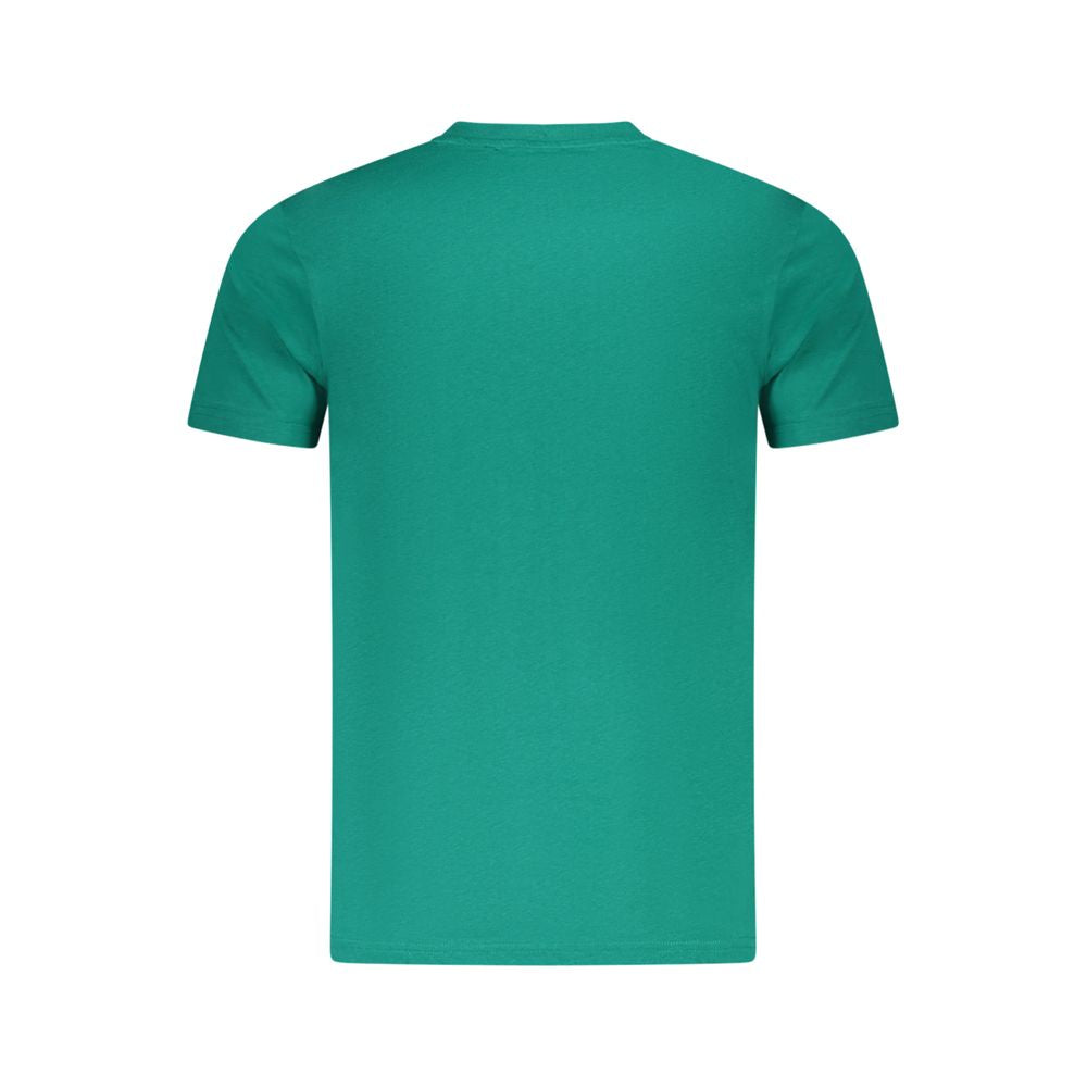 Cavalli Class Verde Cotton Men T-Shirt | Regal Royce