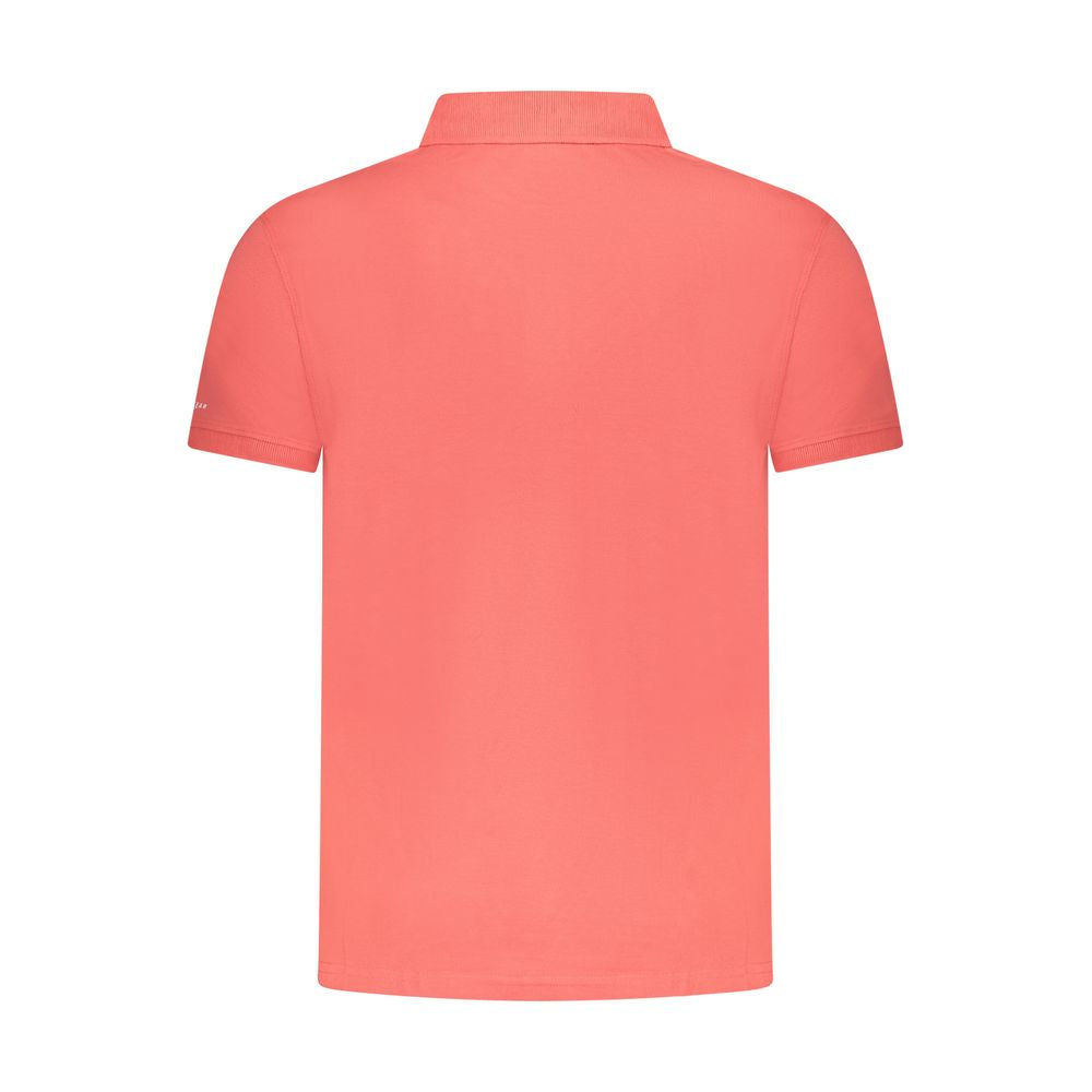 Trussardi Pink Cotton Men Polo Shirt | Regal Royce