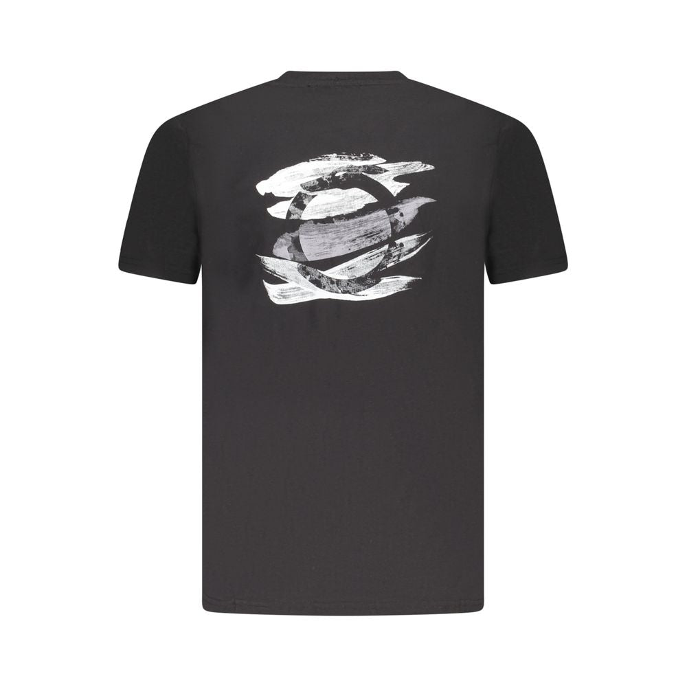 Trussardi Black Cotton Men T-Shirt | Regal Royce