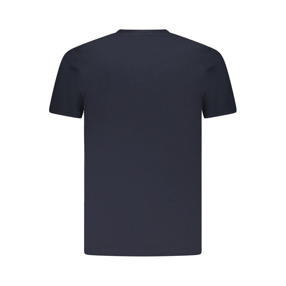 Cavalli Class Blue Cotton Men T-Shirt | Regal Royce