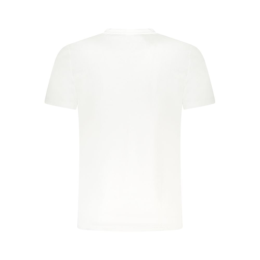 Cavalli Class Bianco Cotton Men T-Shirt | Regal Royce