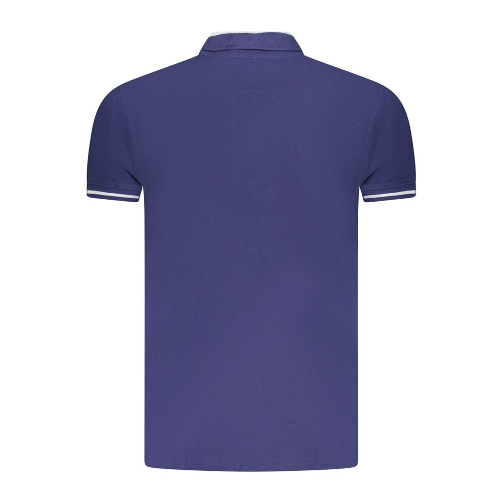 Cavalli Class Blu Cotton Men Polo | Regal Royce