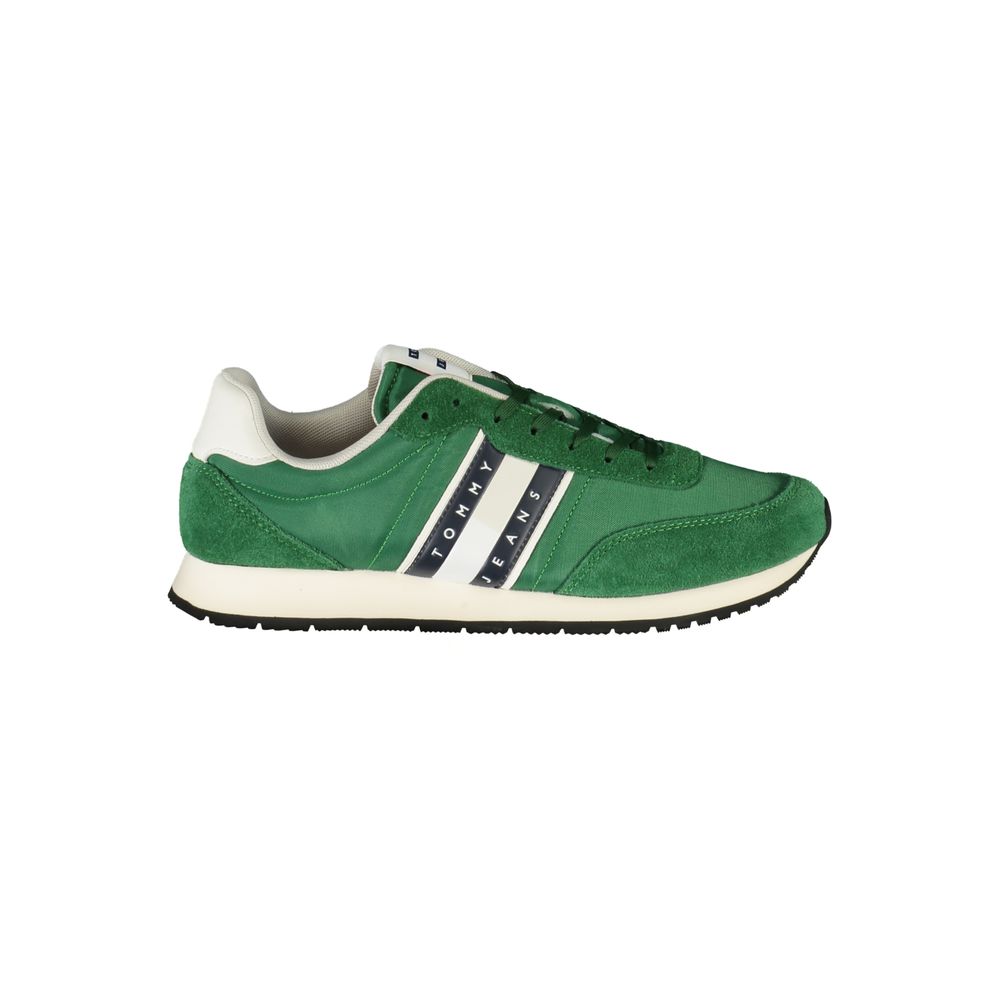 Tommy Hilfiger Verde Polyester Men Sneaker | Regal Royce
