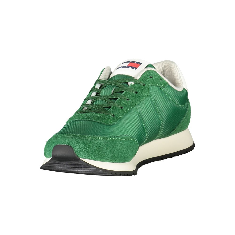 Tommy Hilfiger Verde Polyester Men Sneaker | Regal Royce