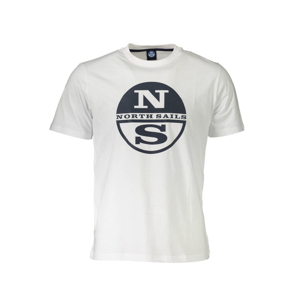 North Sails White Cotton Men's T-Shirt | Regal Royce