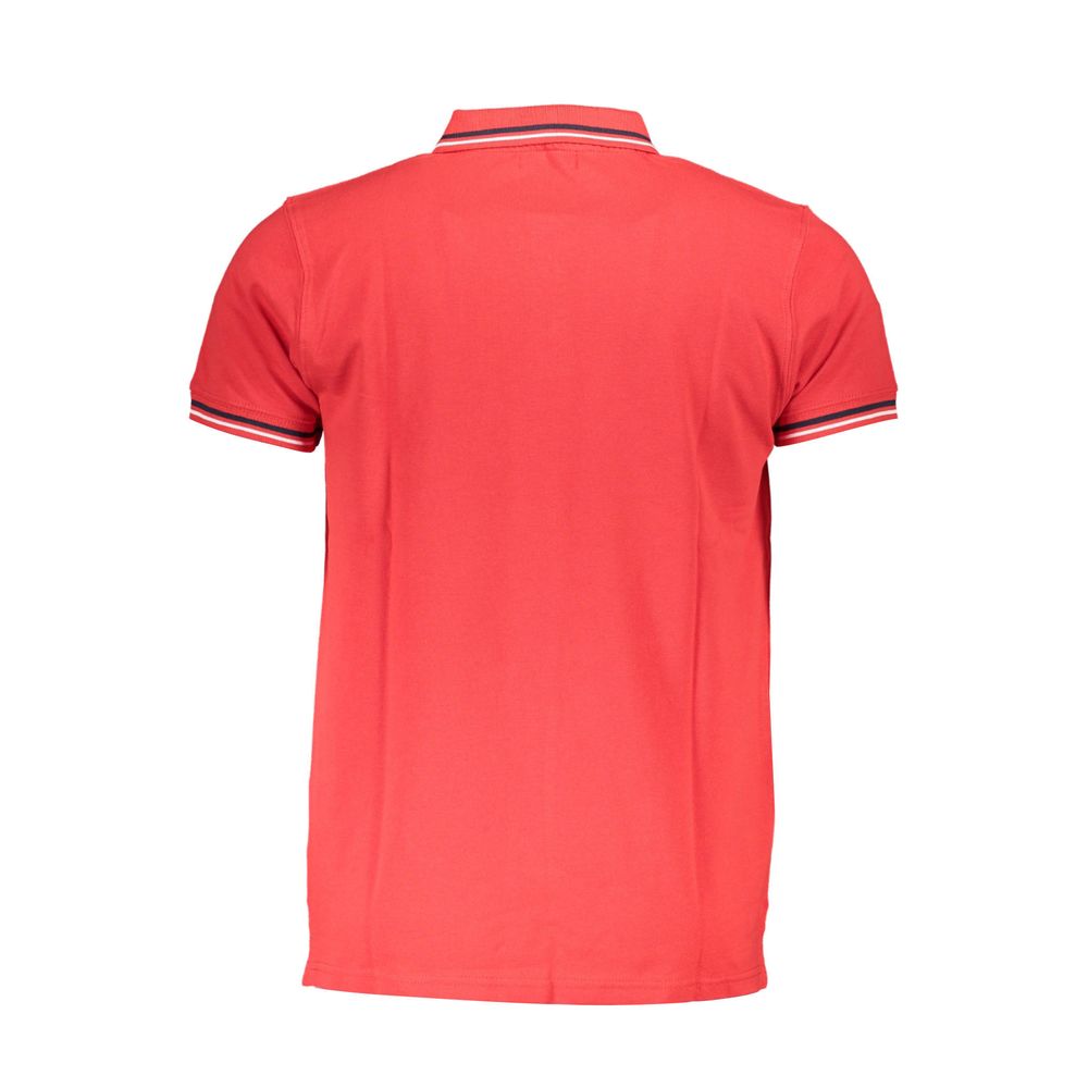Cavalli Class Rosso Cotton Men Polo | Regal Royce