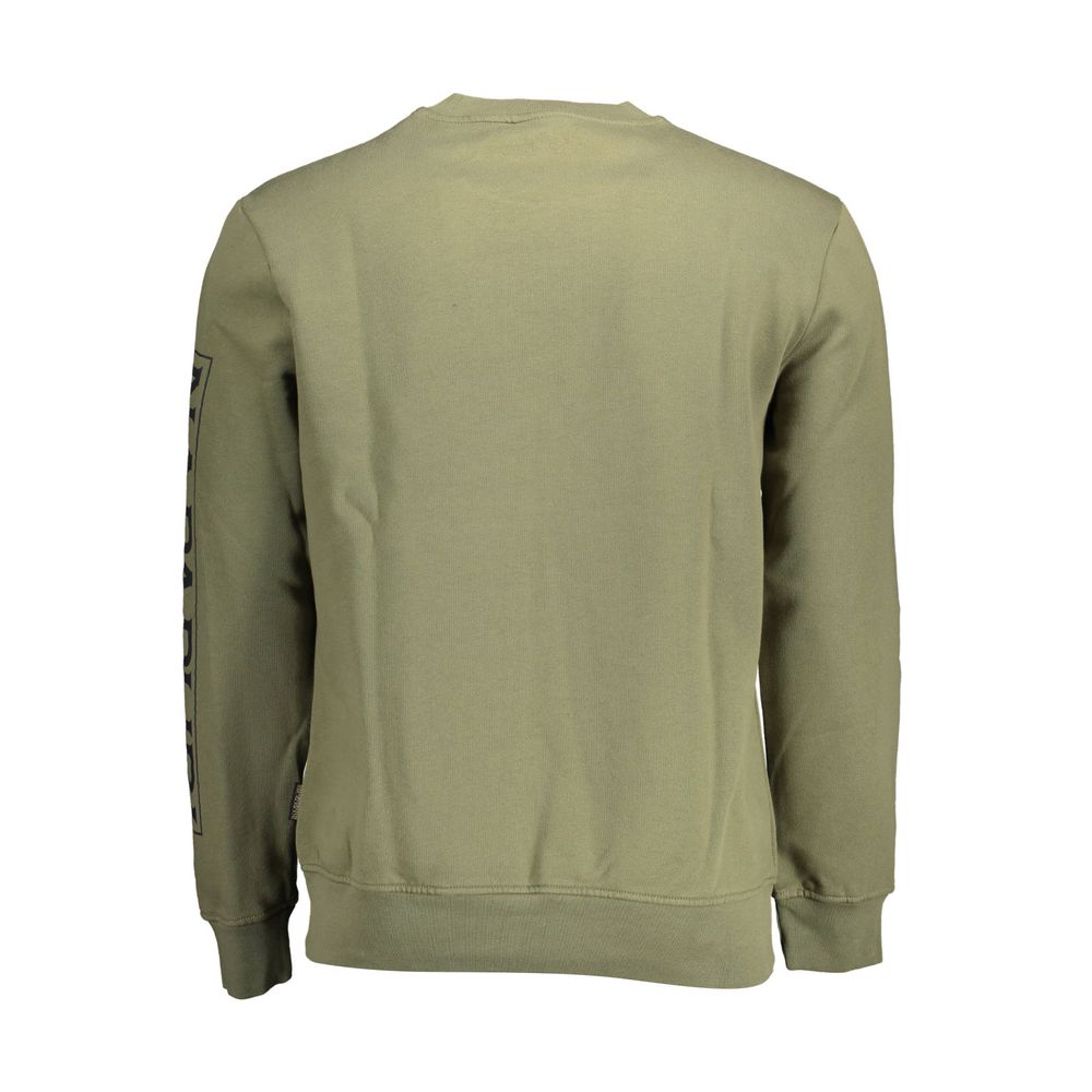 Napapijri Green Cotton Men Sweater | Regal Royce