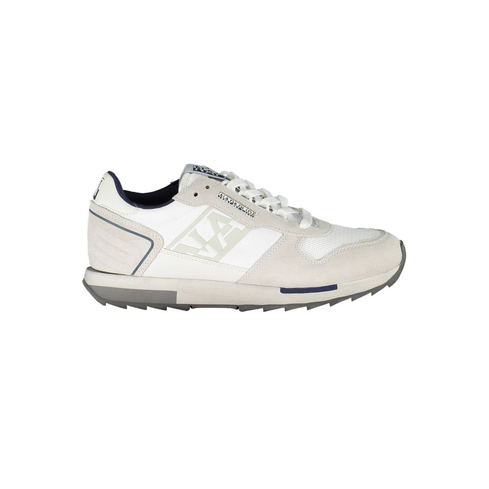 Napapijri White Leather Men Sneaker