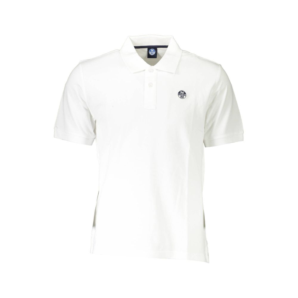 North Sails Bianco Cotton Men Polo | Regal Royce