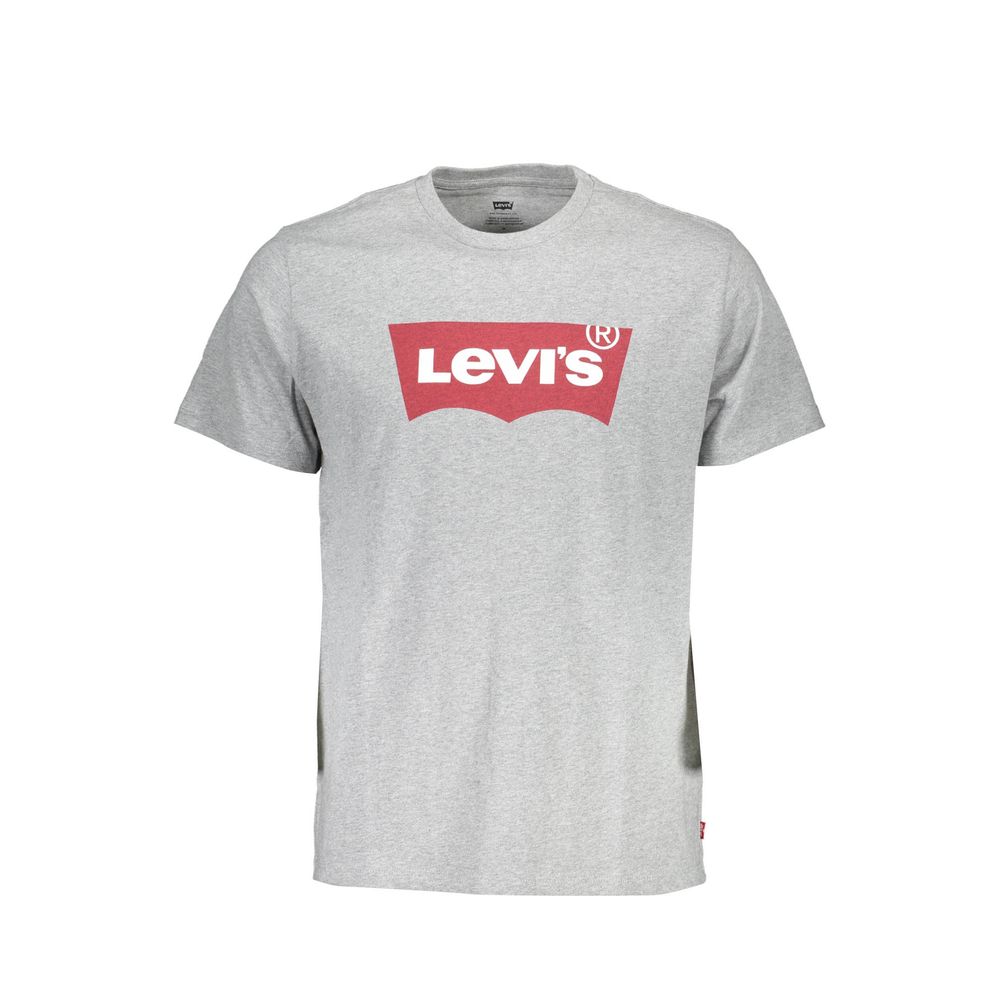 Levi's Grigio Cotton Men T-Shirt | Regal Royce