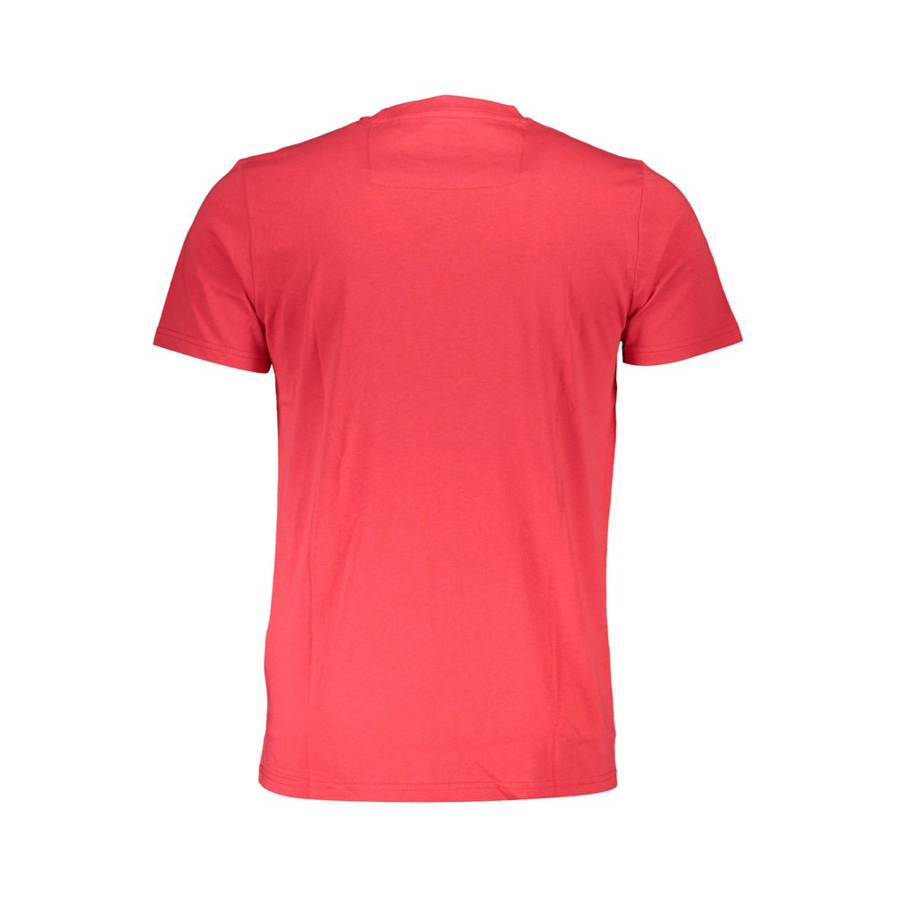 Cavalli Class Rosso Cotton Mens T-Shirt | Regal Royce