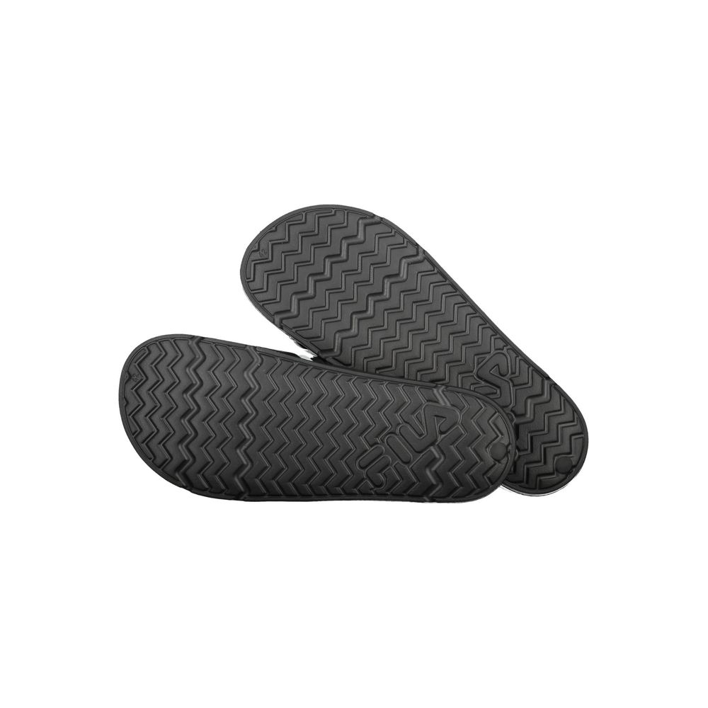 Fila Black Polyurethane Men's Slipper | Regal Royce