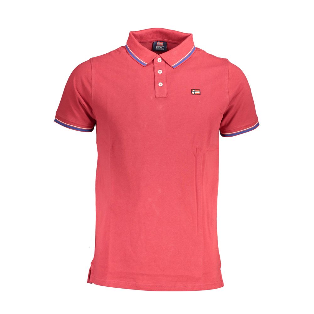 Norway 1963 Red Cotton Men Polo | Regal Royce