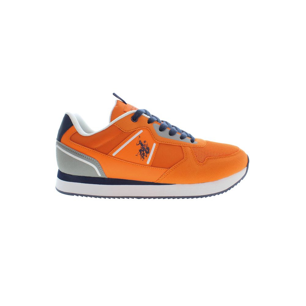 U.S. POLO ASSN. Arancione Polyurethane Men Sneaker | Regal Royce