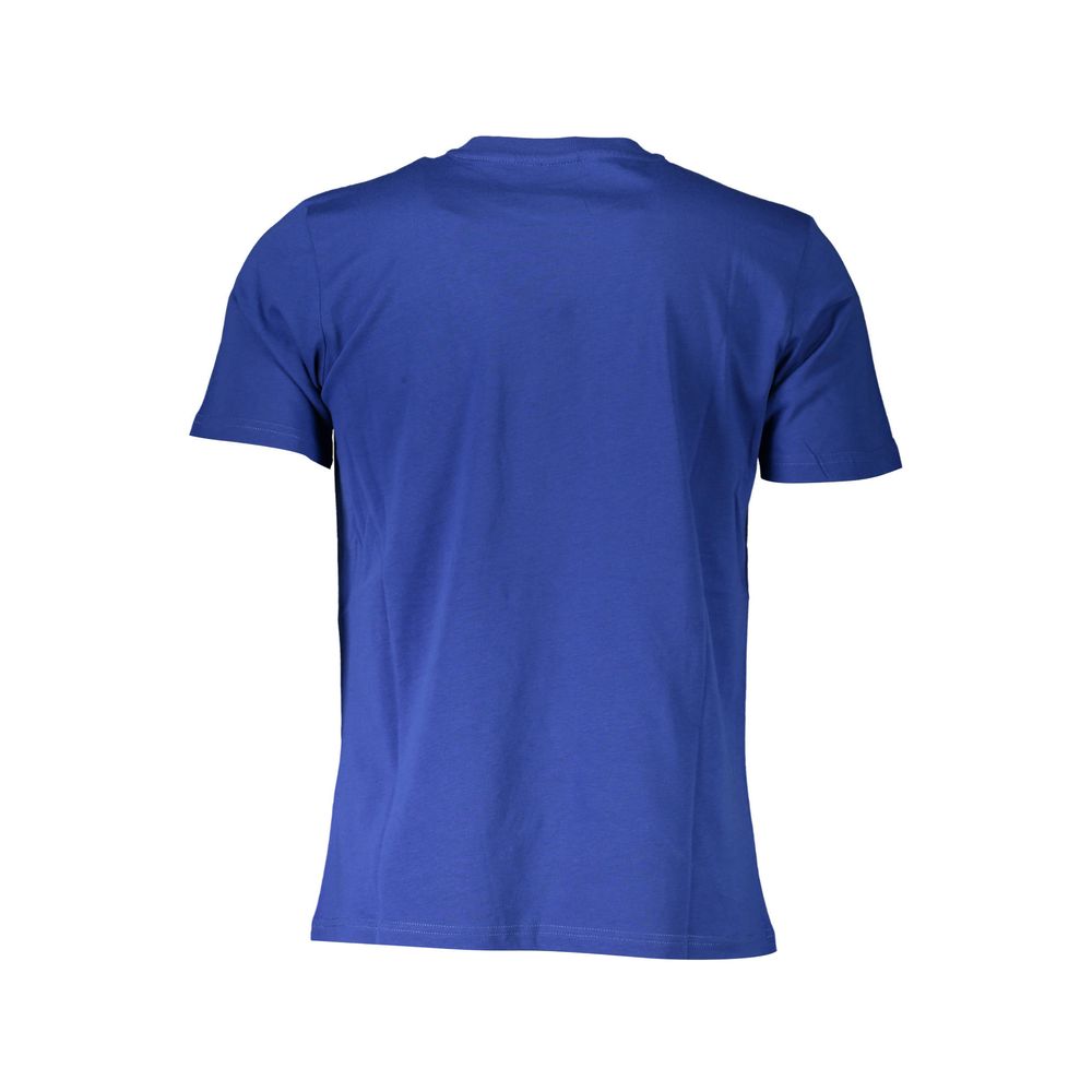 North Sails Blue Cotton Men T-Shirt | Regal Royce