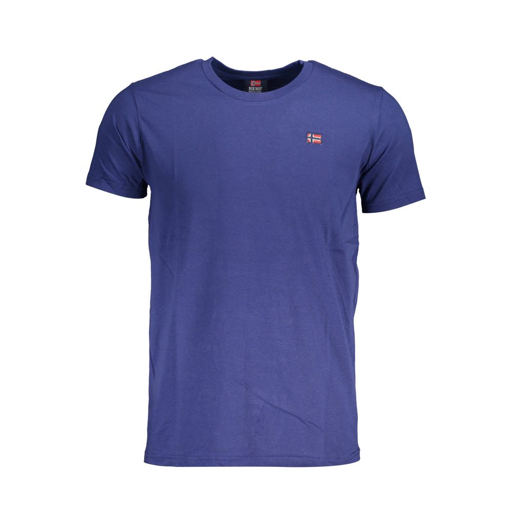 Norway 1963 Blu Cotton Men T-Shirt | Regal Royce
