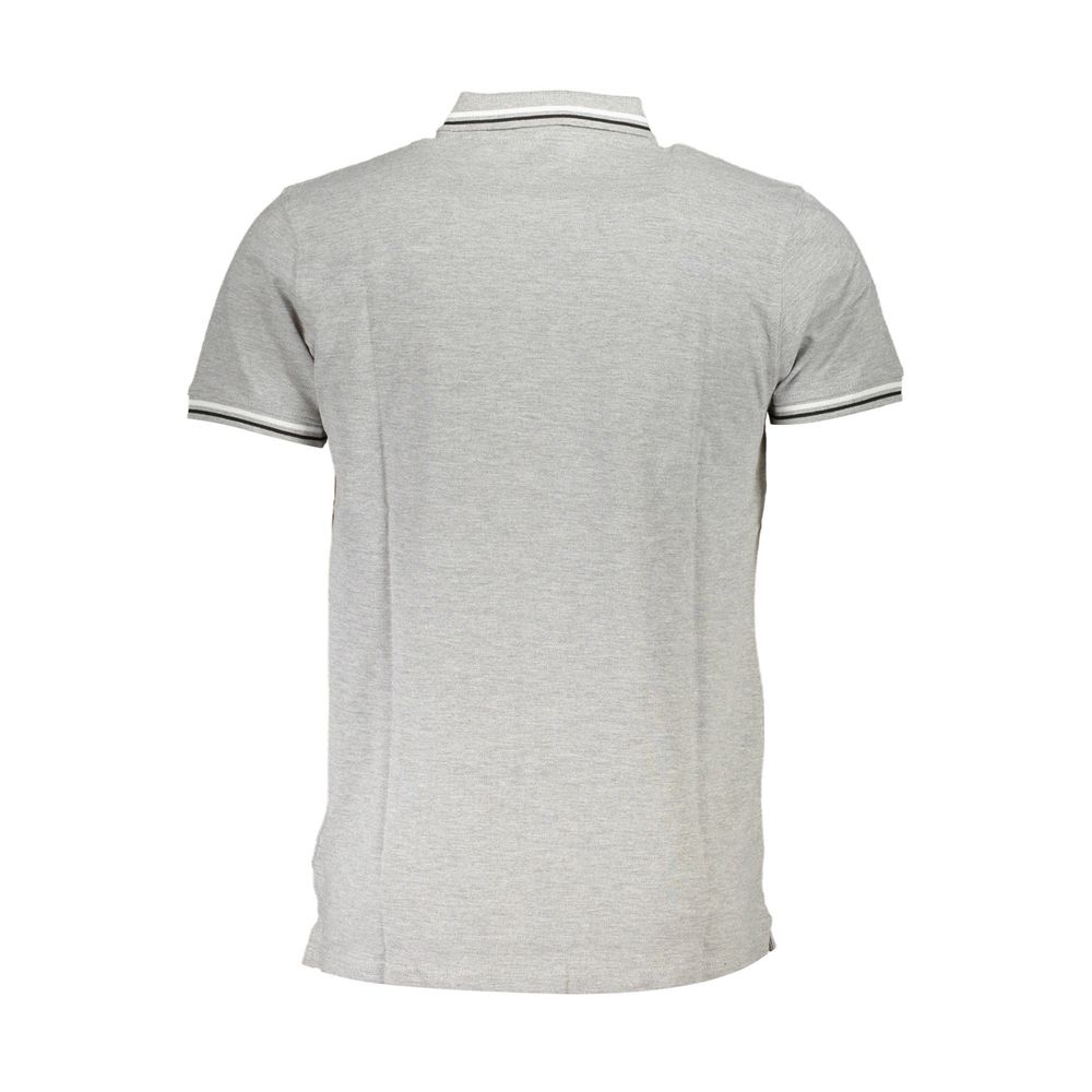 Cavalli Class Grigio Cotton Men Polo | Regal Royce