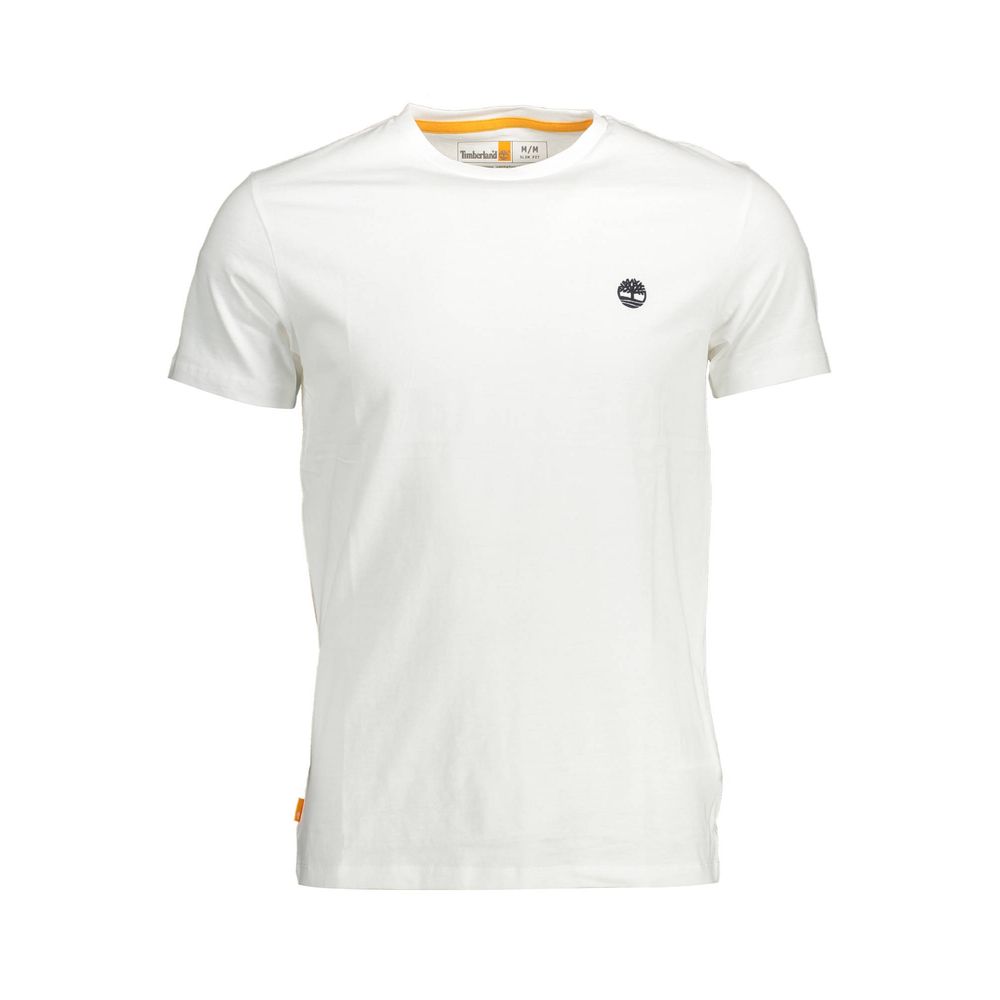 Timberland White Organic Cotton Men T-Shirt | Regal Royce