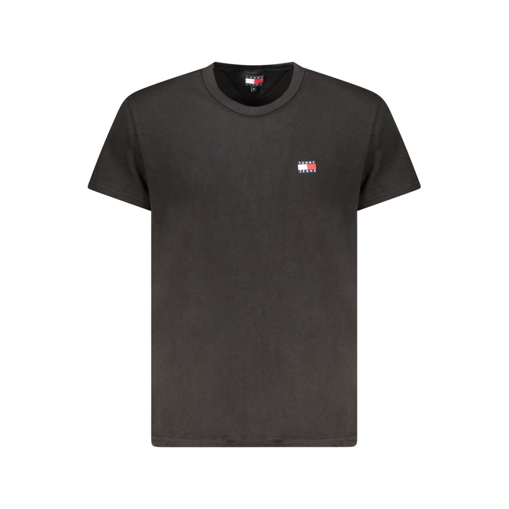Tommy Hilfiger Black Cotton Men's T-Shirt | Regal Royce