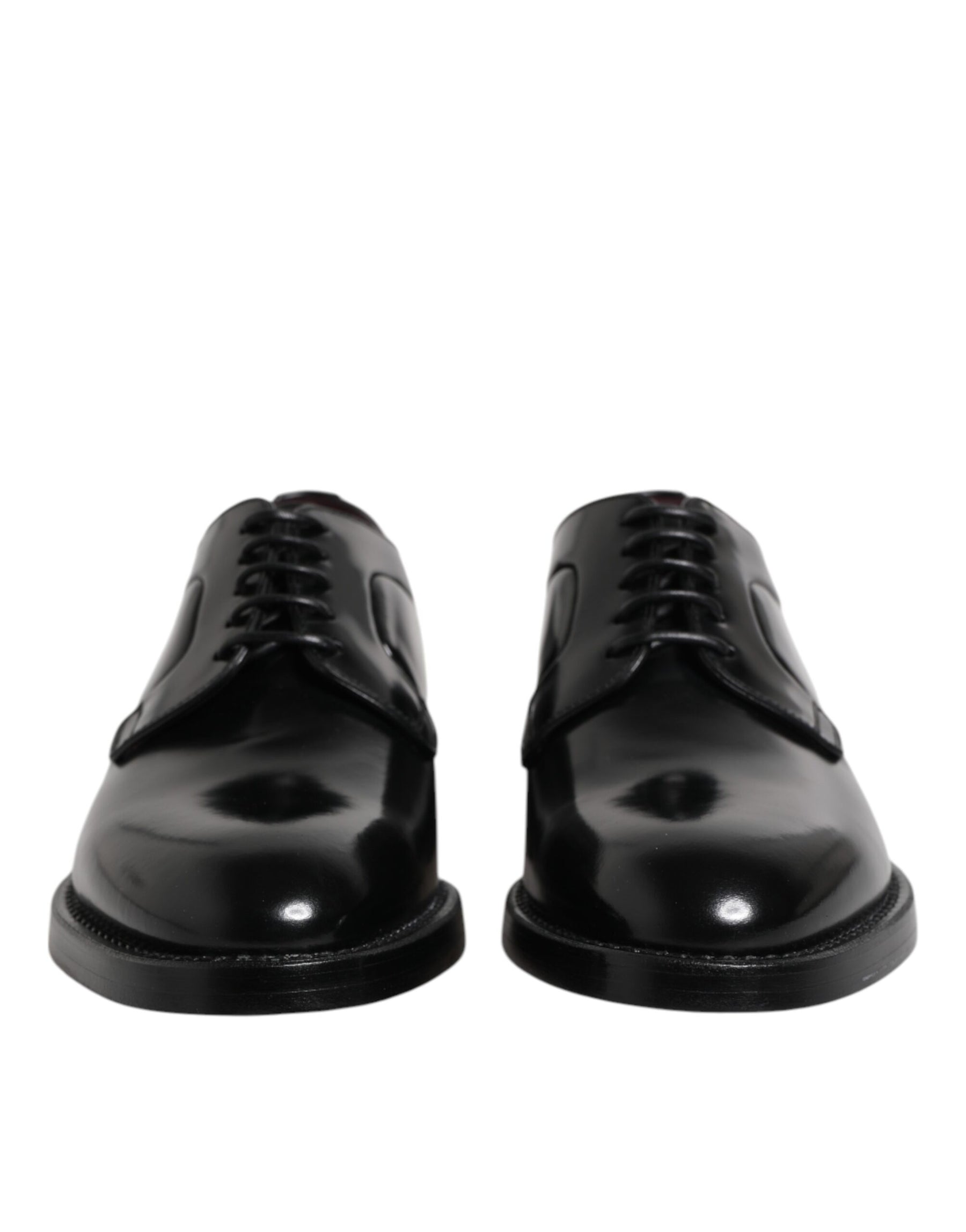 Dolce & Gabbana Black Leather Lace Up Derby Dress Formal Shoes | Regal Royce