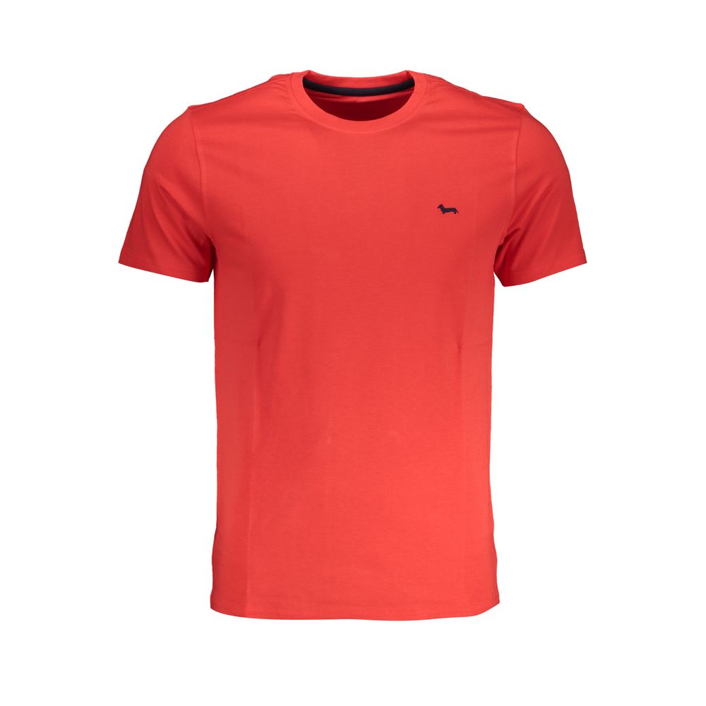 Harmont & Blaine Rosso Cotton Men T-Shirt | Regal Royce
