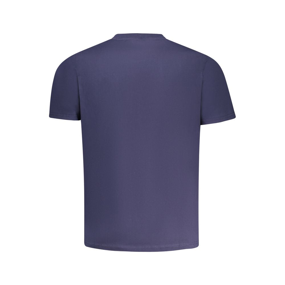 North Sails Blue Cotton Men T-Shirt | Regal Royce