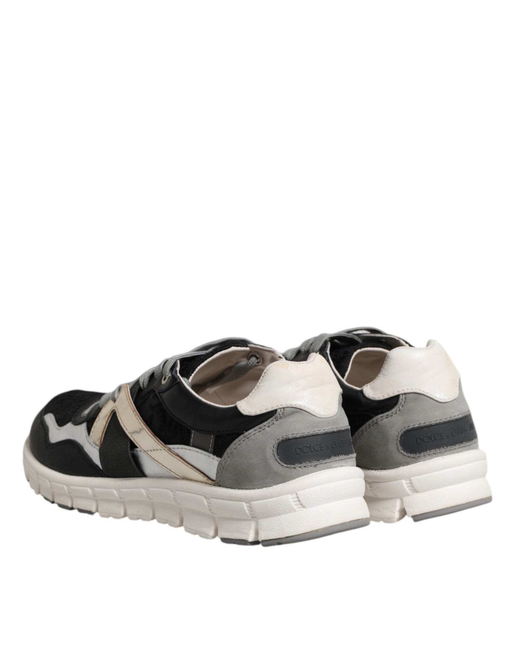 Dolce & Gabbana Multicolor Suede Low Top Men Sneaker Shoes | Regal Royce