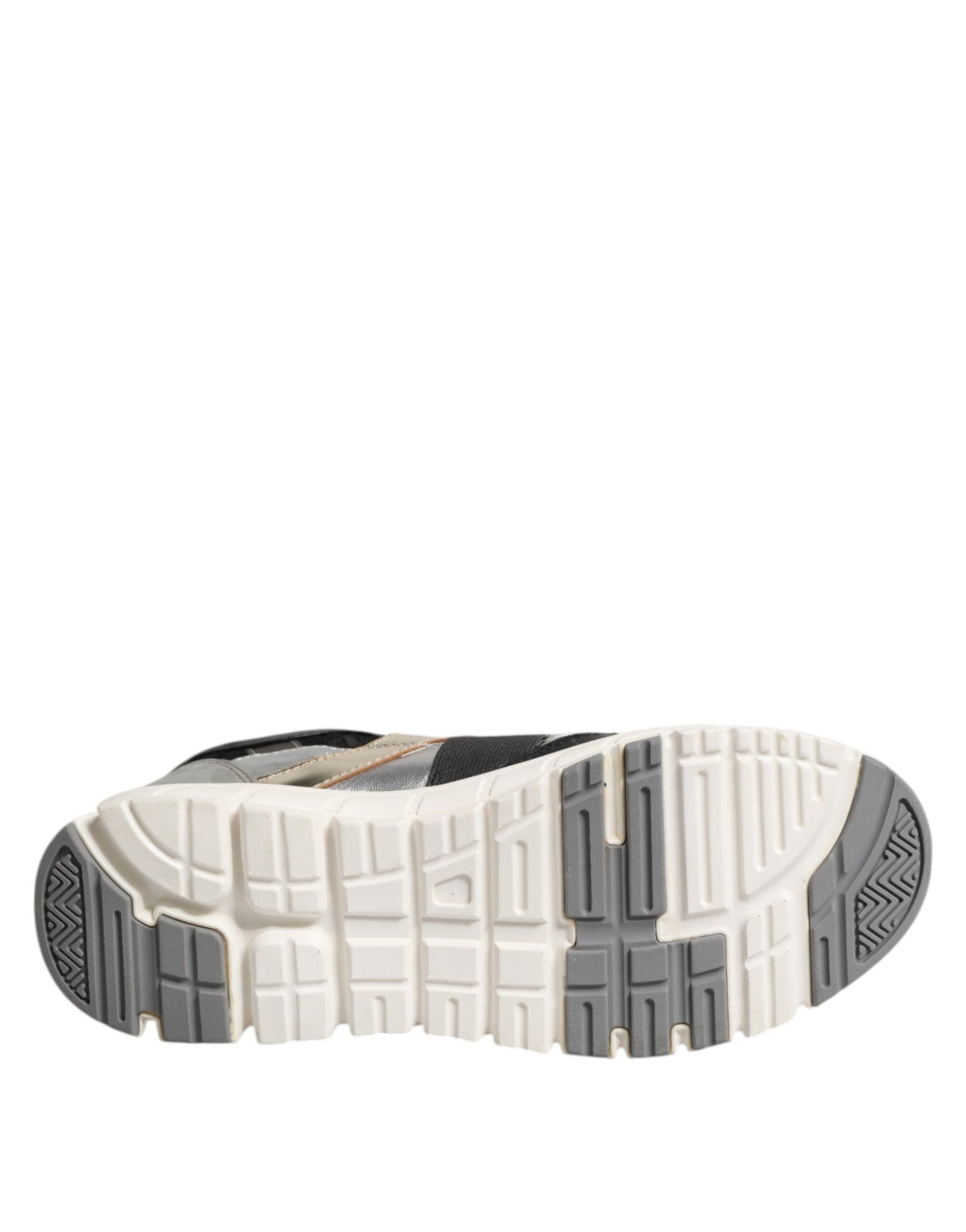 Dolce & Gabbana Multicolor Leather Suede Low Top Sneaker Shoes | Regal Royce